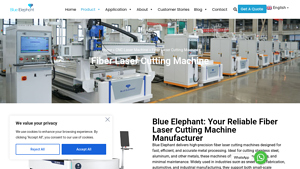 Fiber Laser Cutting Machine | Blue Elephant CNC - cnc laser cutting machine factory