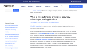 What Is Wire Cutting: Its Principles, Accuracy, Advantages, And ... - wire cutting machine company