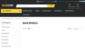 Ethernet Products - Tactical Cabling - Bulk Spools - Elite Core - cat6 bulk