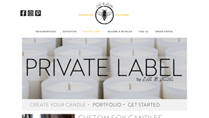 PRIVATE LABEL - Ella B. Candles - candle manufacturer