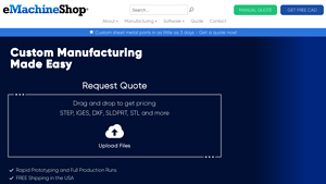 CNC Manufacturing, Fast Quotes & Free CAD | eMachineShop - cnc manufacturer