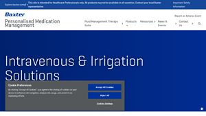 Intravenous & Irrigation Solutions - Personalized Medication Management - baxter manufacturer