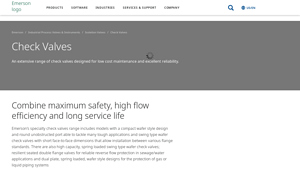Check Valves - Emerson US - check valve manufacturer