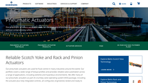 Pneumatic Actuators | Emerson US - pneumatic actuator factory