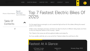 Top 7 Fastest Electric Bikes of 2025 - electric fat bike factory