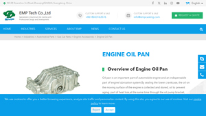 Engine Oil Pan - EMP Die Casting - oil sump factory
