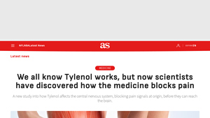 We all know Tylenol works, but now scientists have discovered ... - AS USA - tylenol manufacturer