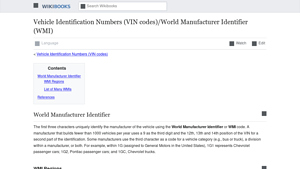 Vehicle Identification Numbers (VIN codes)/World Manufacturer ... - mercedes car manufacturer