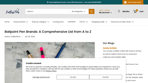 Ballpoint Pen Brands: A Comprehensive List from A to Z - pen manufacturer