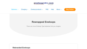 Complete rewrapped Eneloops list 2025 ~ by ChibiM - eneloop batteries bulk