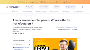 American Made Solar Panels: Who are the Top Manufacturers? - solar module factory