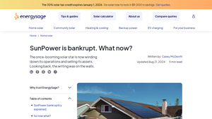 SunPower is Bankrupt. What Now? - sunpower solar company