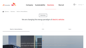 Electric Vehicle Battery < Business < Business < SK on - lithium ion car battery factory