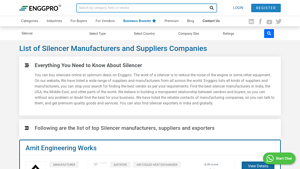 Silencer Manufacturers, Dealers, Suppliers and Exporters - silencer manufacturer