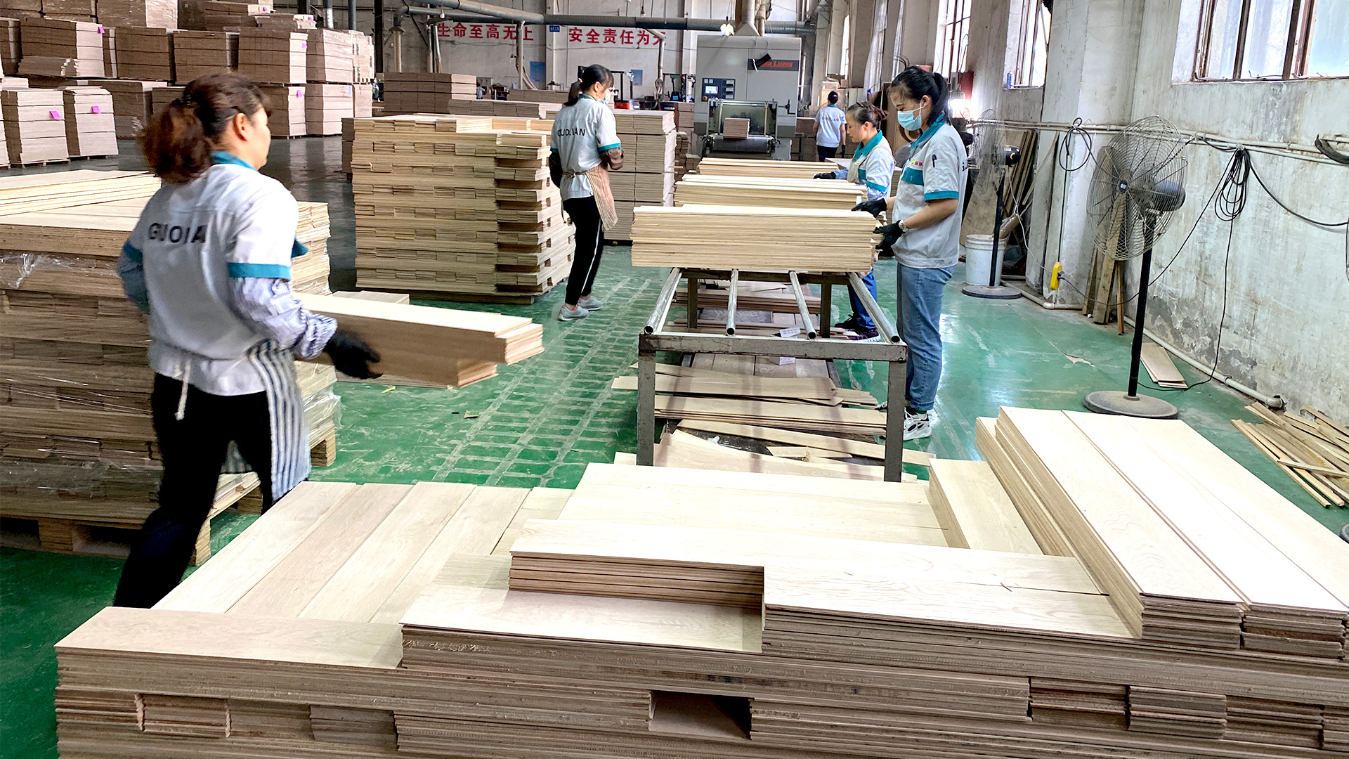 A relevant stock photo of engineered flooring china in a typical setting.