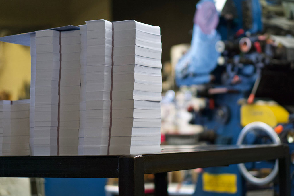 A relevant stock photo of envelope manufacturer in a typical setting.