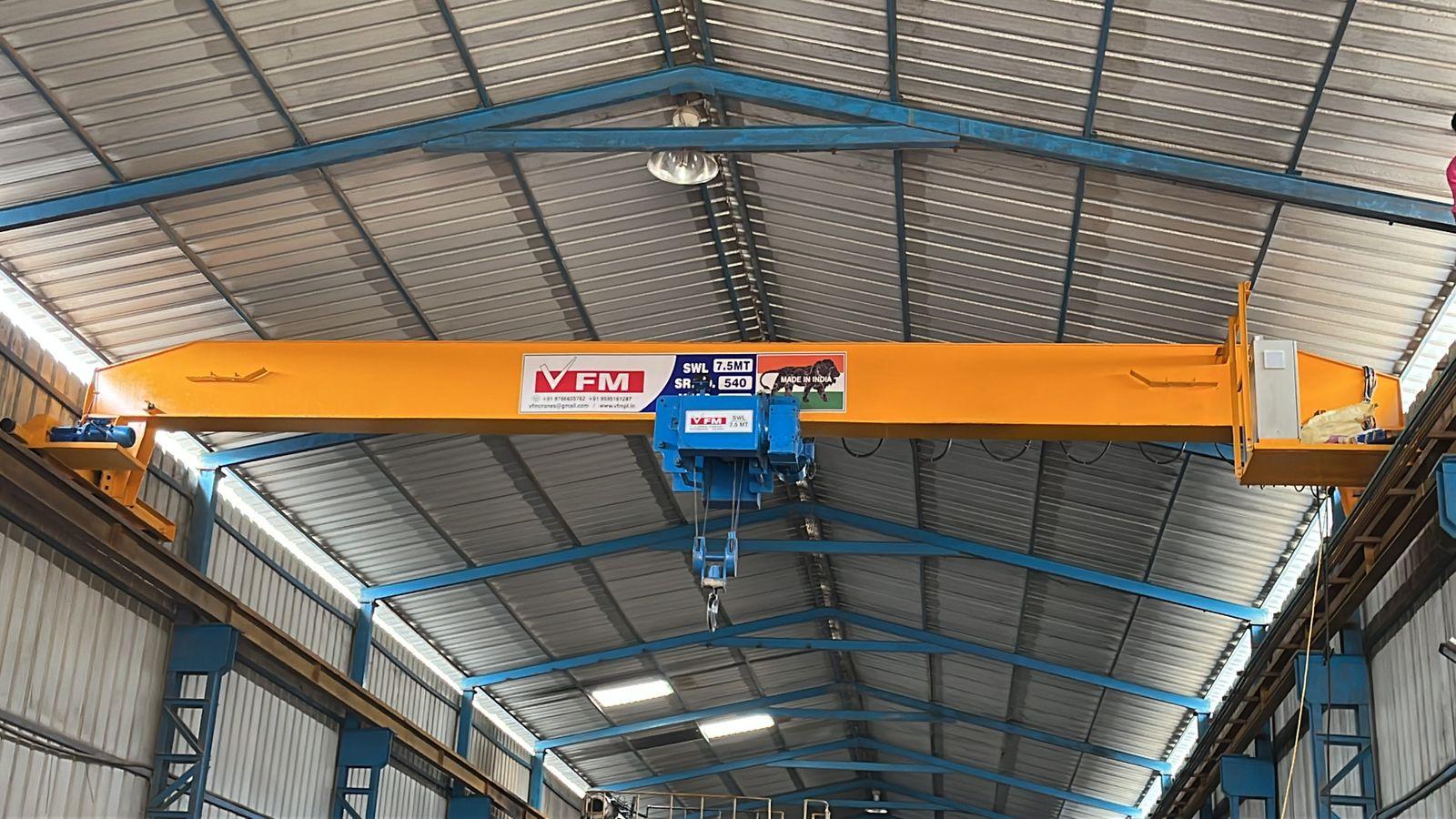 A relevant stock photo of EOT Crane Manufacturers in a typical setting.