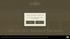 Epic Brewing Company - beer brewing factory