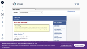 Lexapro: Dosing, contraindications, side effects, and pill pictures ... - lexapro manufacturer