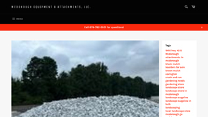 White Marble Chips are sold at McDonough Equipment and ... - marble bulk