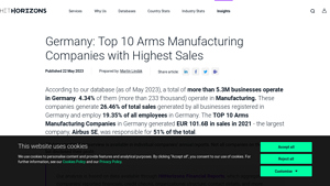Germany: Top 10 Arms Manufacturing Companies with Highest Sales - german arms manufacturer alfred crossword