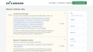 EV Jobs | Find Your Next Electric Vehicle Career - EV.Careers - vehicle manufacturer jobs