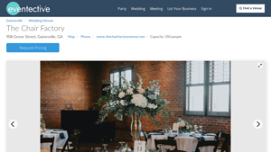 The Chair Factory - Gainesville, GA - Wedding Venue - Eventective - chair factory