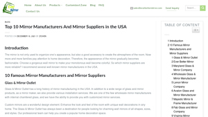 Top 10 Mirror Manufacturers And Mirror Suppliers in the USA - mirror manufacturer