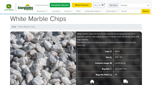 White Marble Chips | Landscaping Rocks | For Sale Bag or Bulk - marble bulk