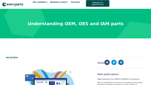 Understanding OEM, OES, and IAM parts - EveryParts - example of original equipment manufacturer