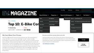 Top 10: E-Bike Companies | EV Magazine - electric bike manufacturer