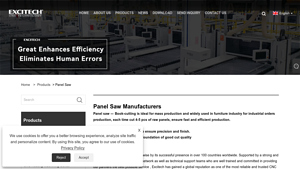 China Panel Saw Manufacturers and Suppliers - Excitech - panel saw factory