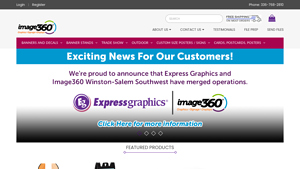 Signs, Banners, Digital Printing, Pop up Displays Winston Salem, NC - express-graphics manufacturer website