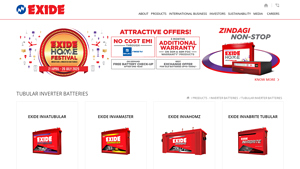 Exide Tubular Inverter Batteries - Features & Specifications - tubular battery company