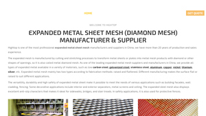 Expanded Metal Sheet Mesh Manufacturer & Supplier in China - expanded metal sheet factory