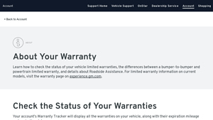 Warranty Information | Account | GM Support - gmc manufacturer warranty