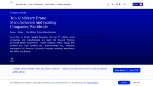Top 12 Military Drone Manufacturers & Companies in 2025 - largest drone manufacturer