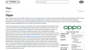 Oppo - explorepedia.org - oppo device manufacturer