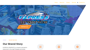 Express Graphics | Printing and Design - express-graphics manufacturer website