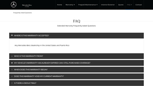 Mercedes-Benz New Vehicle Warranty Frequently Asked Questions - mercedes manufacturer warranty