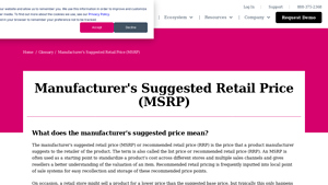 Manufacturer's Suggested Retail Price (MSRP) | Extensiv - manufacturer suggested retail price