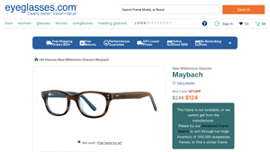 New Millennium Glasses Maybach - Eyeglasses.com - maybach eyewear company