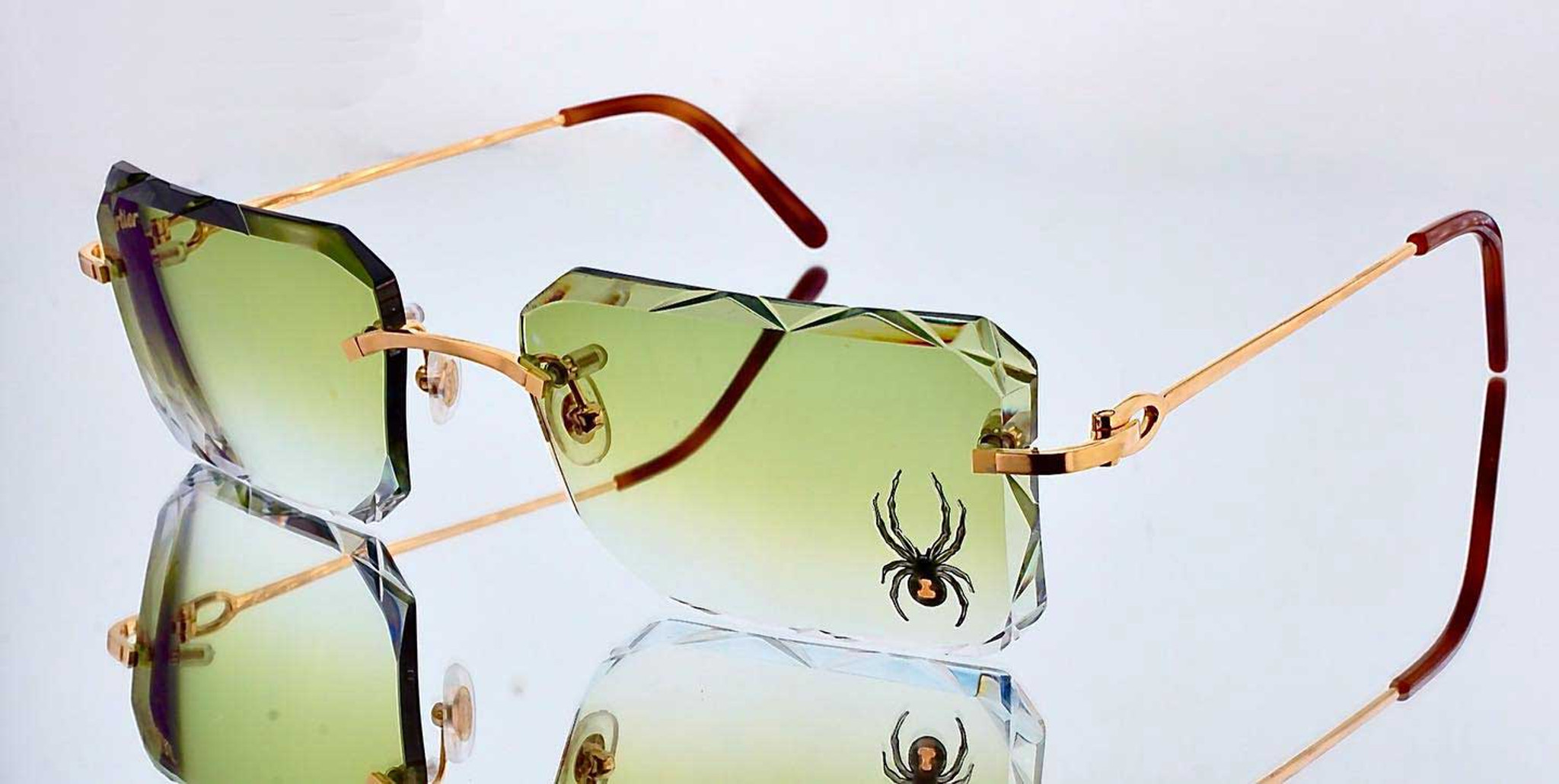 A relevant stock photo of eyeglasses custom in a typical setting.