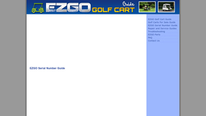 EZGO Serial Number Guide - EZGO Golf Cart Guide - 1992 manufacturer code lookup