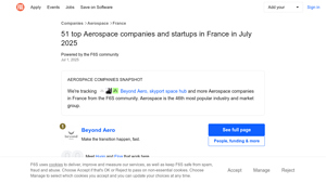 49 Top Aerospace Companies in France · June 2025 | F6S - french airplane manufacturer