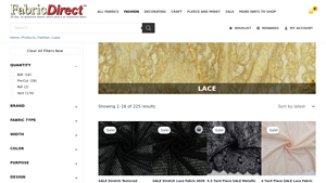 Lace Fabric sold by the yard, bolt & wholesale rolls. - lace bulk
