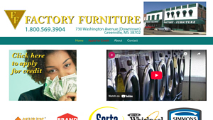 Home | Factory Furniture | Greenville, MS | Call 800-569-3904 - furniture factory