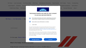 Dodge Extended Warranty Cost and Coverage in 2025 - F&I Tools - dodge manufacturer warranty