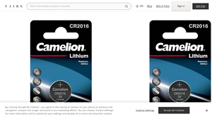 Wholesale Camelion CR2016 3V Lithium Coin Cell Battery - Faire - cr2016 battery bulk