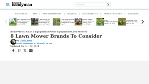 The Top 8 Lawn Mower Brands to Consider | Family Handyman - lawn mower manufacturer